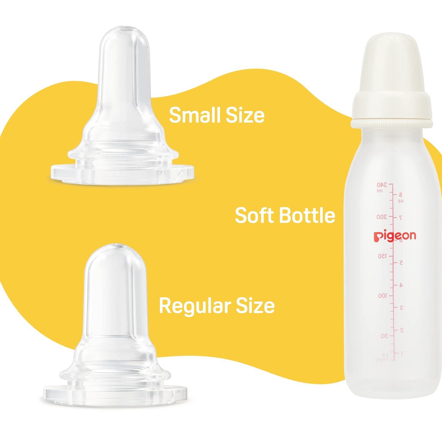 image:imagePigeon Baby Cleft Palate Bottle with 2 Nipples 811 Oz Please Use It Under the Guidance of a PediatricianBottle