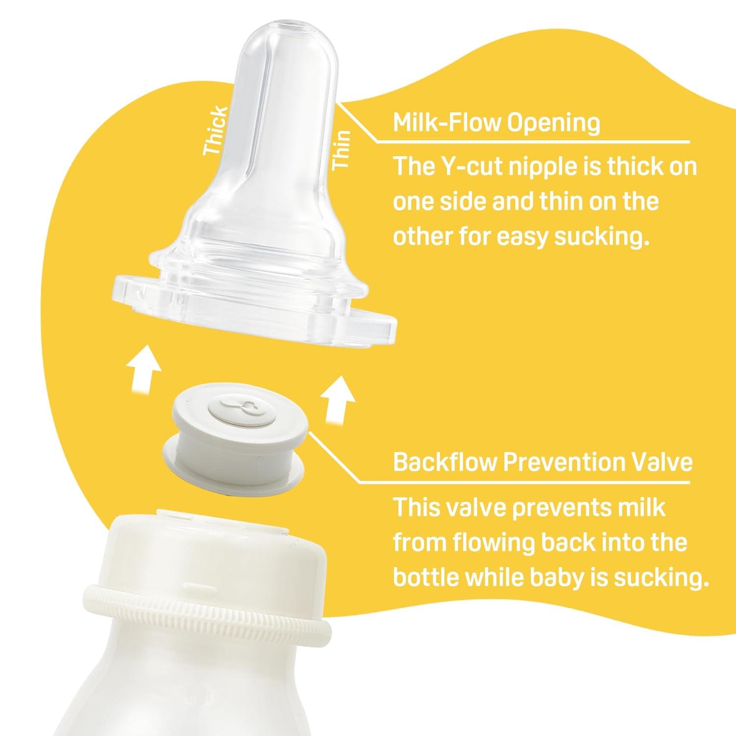 image:imagePigeon Baby Cleft Palate Bottle with 2 Nipples 811 Oz Please Use It Under the Guidance of a PediatricianBottle
