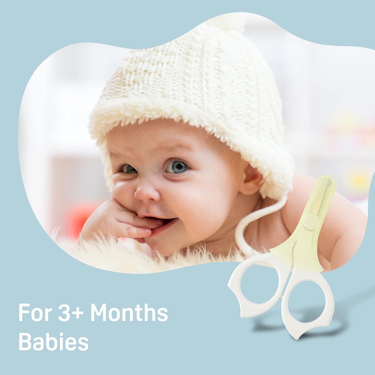 image:imagePigeon Baby Nail Scissors with Rounded Tip 3 Months MADE IN JAPAN3 months