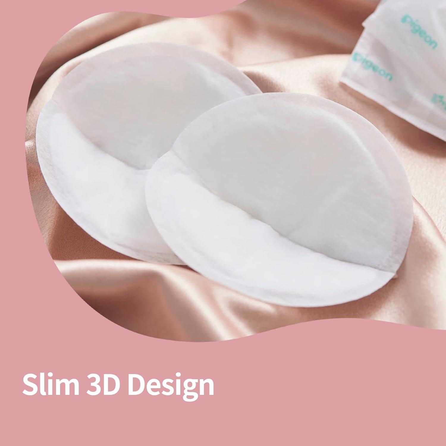 image:imagePigeon Disposable Nursing Pads for Breastfeeding Contains Aloe Vera Extracts Highly Absorbent 60 Pcs
